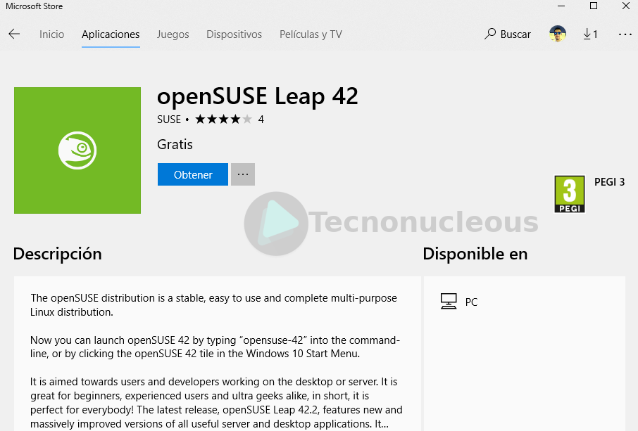 Comó instalar OpenSuse o Suse Linux Enterprise Server en Windows 10