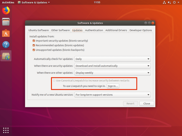 canonical-kernel-live-patch-in-ubuntu-18.04