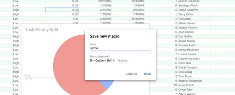 Google Sheets ahora permite usar macros