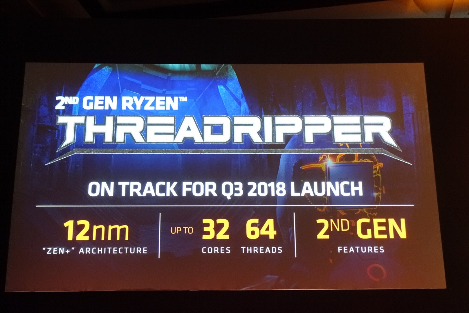 AMD anuncia Threadripper 2: 32 núcleos, 64 hilos, 250W TDP