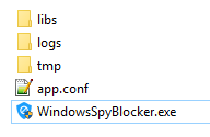 WindowsSpyBlocker-archivos-iniciales