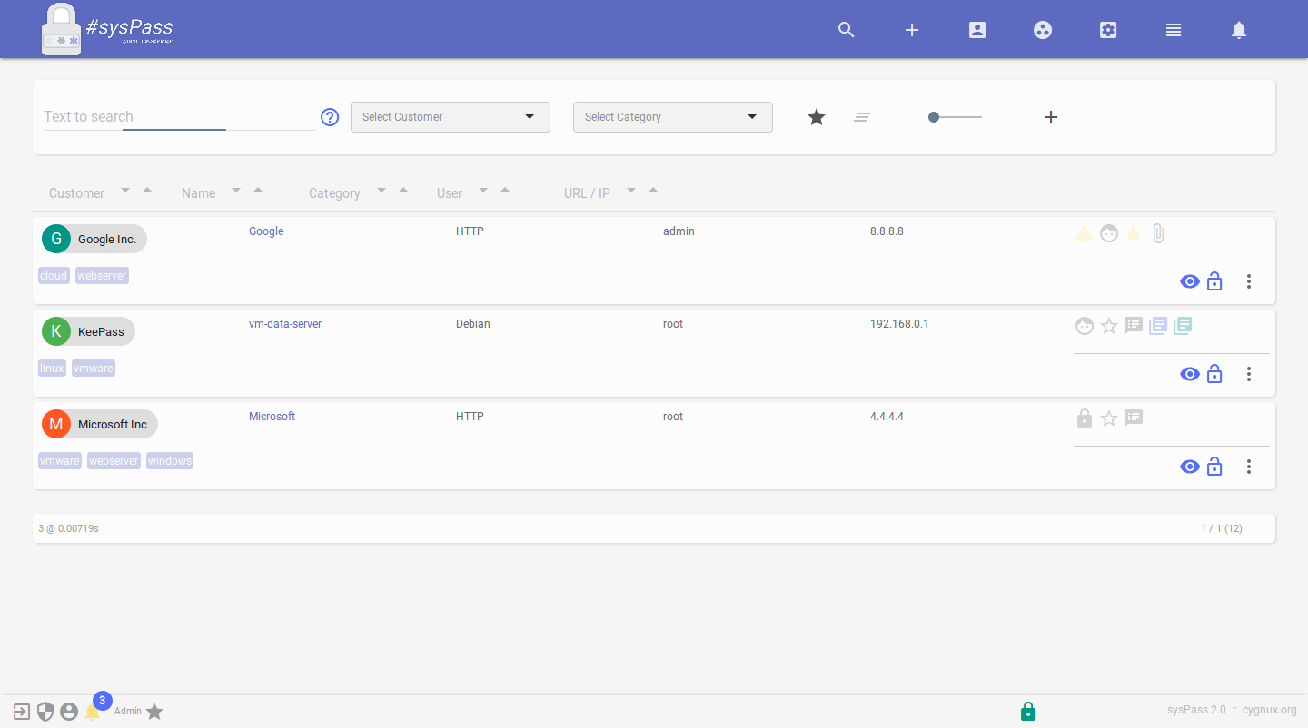 SysPass: Un gestor de claves intuitivo, seguro y multiusuario