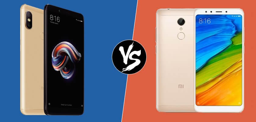 Comparación: Xiaomi Redmi Note 5 vs Redmi 5