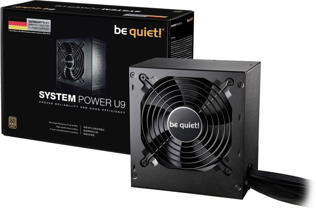 Be Quiet! Anuncia la serie de fuentes de alimentación System Power U9