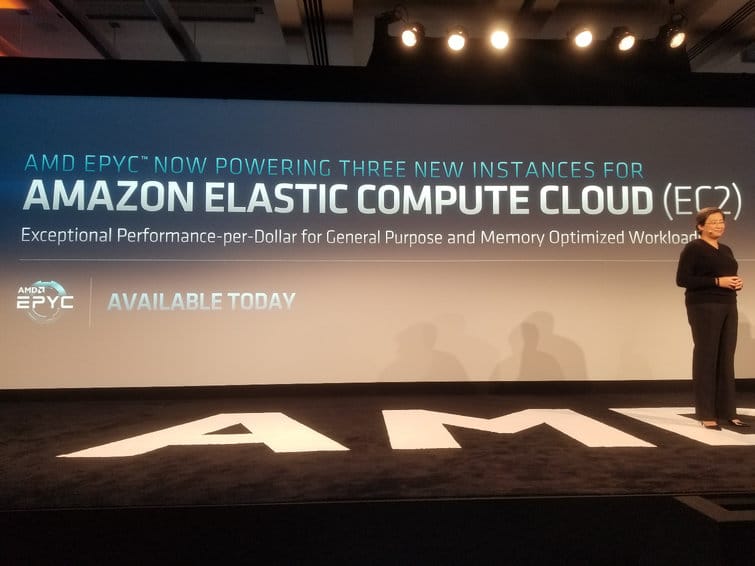 Amazon Web Service anuncia las instancias EC2 M5a y R5a impulsadas por procesadores EPYC de AMD