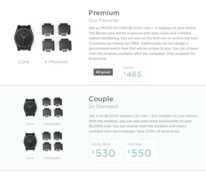 Recompensas en Kickstarter para Blocks