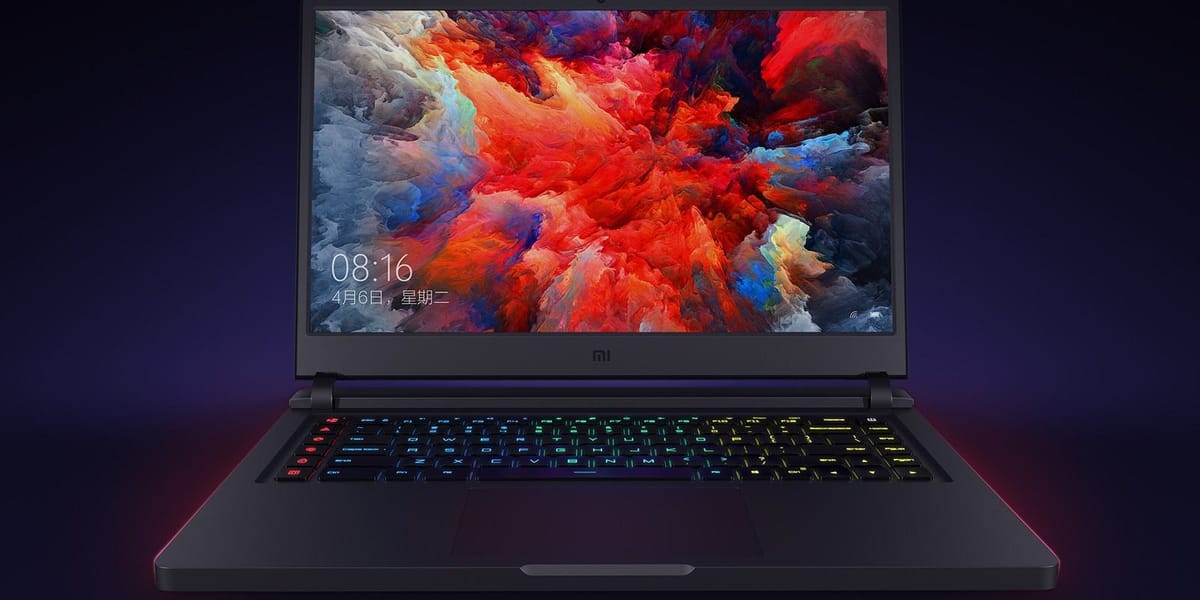 Xiaomi presenta un portátil gamer con CPU Kaby Lake, NVIDIA GTX 1060 e iluminación RGB