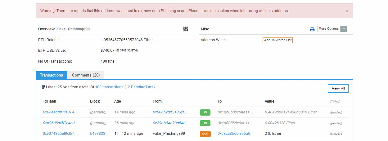 Hacker piratea el servidor DNS de MyEtherWallet para robar 160000 dólares