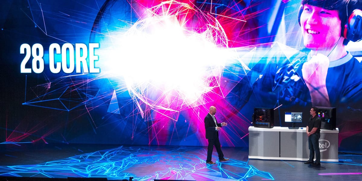 Intel presenta un procesador de 28 núcleos y 56 hilos