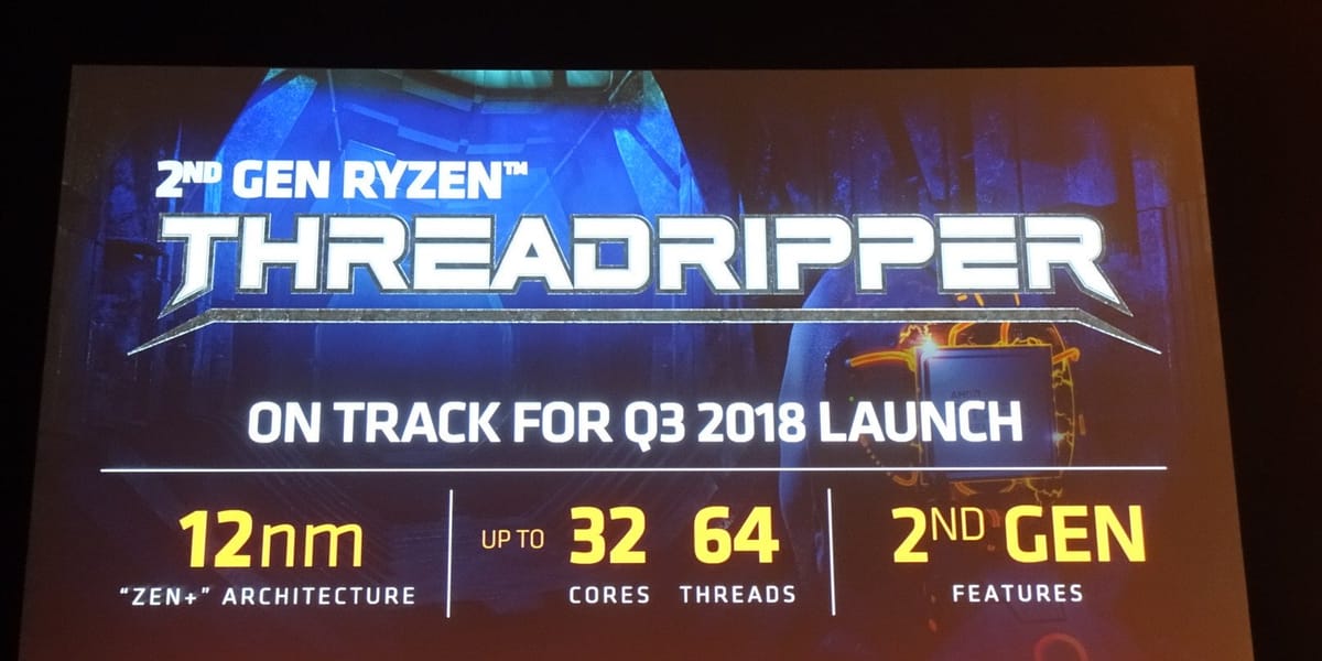 AMD anuncia Threadripper 2: 32 núcleos, 64 hilos, 250W TDP