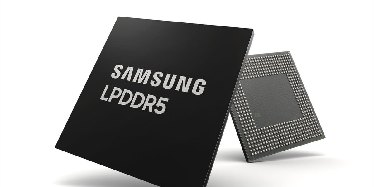 Samsung anuncia la primera DRAM LPDDR5 de 8 Gb con tecnología de 10 nm