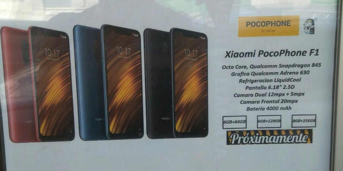 Xiaomi Poco F1 llega de forma oficial a España: Precios, fechas...