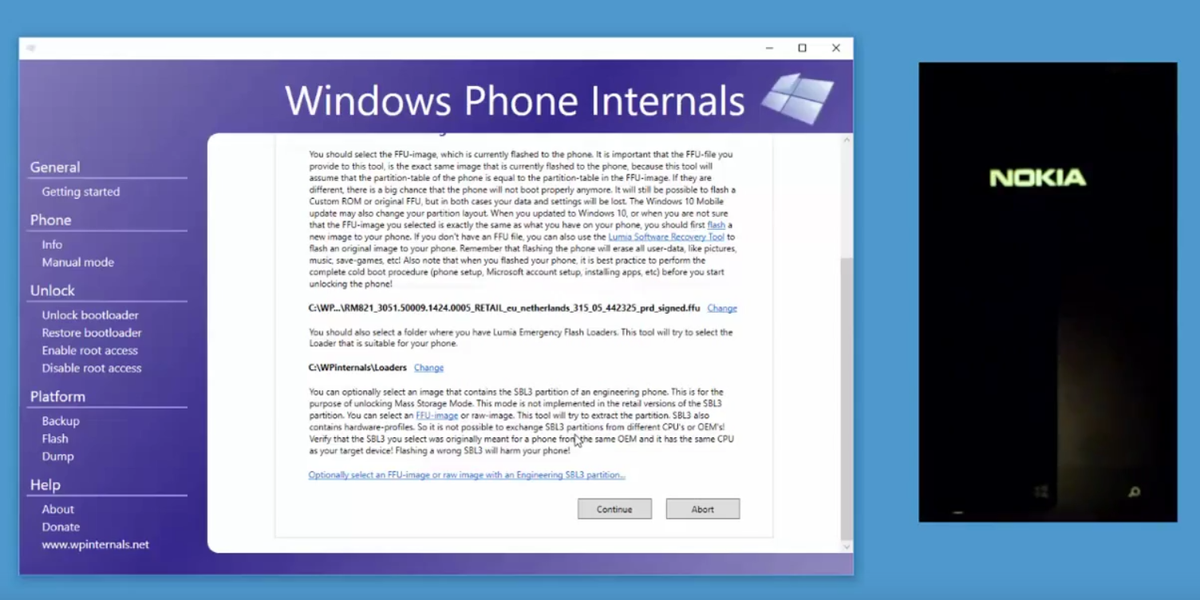 Windows Phone Internals: herramienta para desbloquear el bootloader de los Lumia