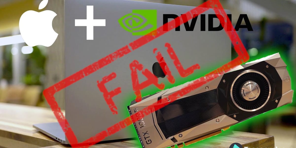 Las gráficas de Nvidia siguen sin ser compatibles con MacOS Mojave