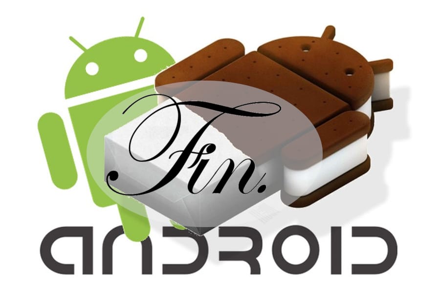 Finalizado el soporte de Android Ice Cream Sandwich (API 14 y 15)