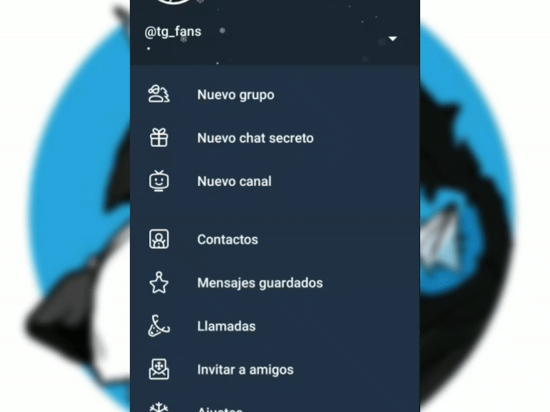 La nieve vuelve a Telegram por Navidad