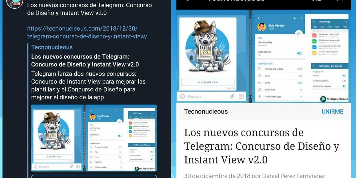 ¿Qué son las Instant View de Telegram?