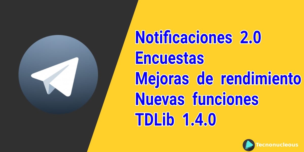 Telegram X: Notificaciones 2.0, encuestas, Filtros de chat, TDLib 1.4.0 y mucho más
