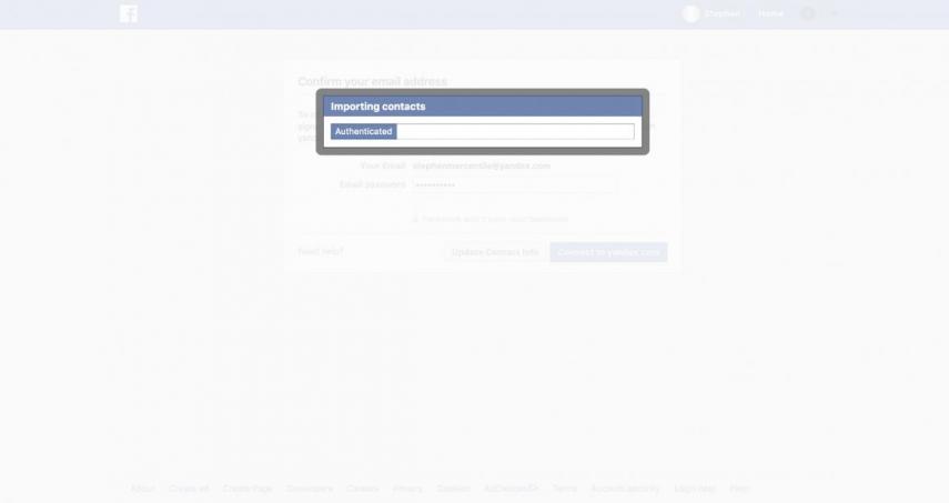 Facebook cargo 1,5 millones de contactos de correo electrónico sin permiso