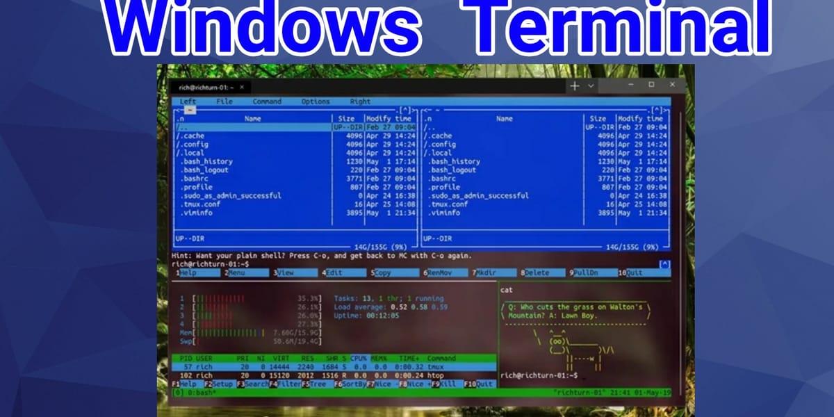 Windows Terminal: Windows 10 fusionará cmd, Powershell y WSL en una única terminal