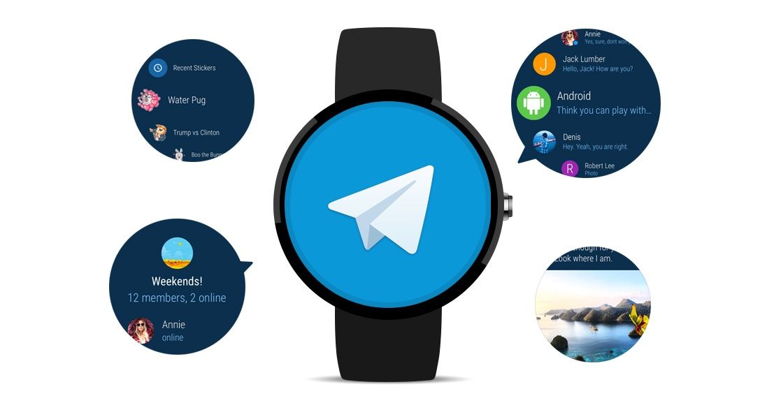 Novedades en Telegram para Android Wear 2.0