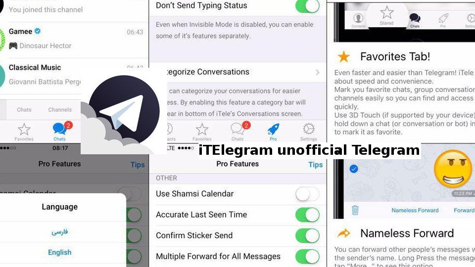 iTele, el Telegram plus para ios y ipad