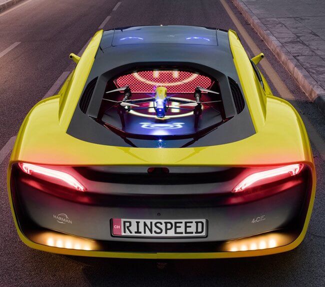 Rinspeed desvela los detalles de su increíble prototipo de coche autónomo con dron incluido