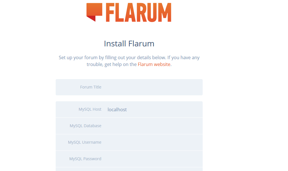 Como instalar Flarum en un web hosting sin usar ssh?