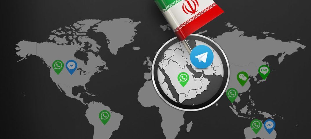 Operadoras de Irán bloquean los SMS de verificación de Telegram