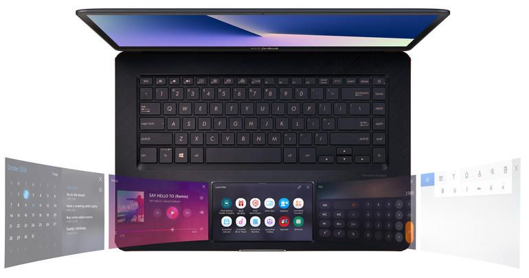 Asus lanza el portátil Zenbook Pro con un panel táctil que funciona como una pantalla secundaria