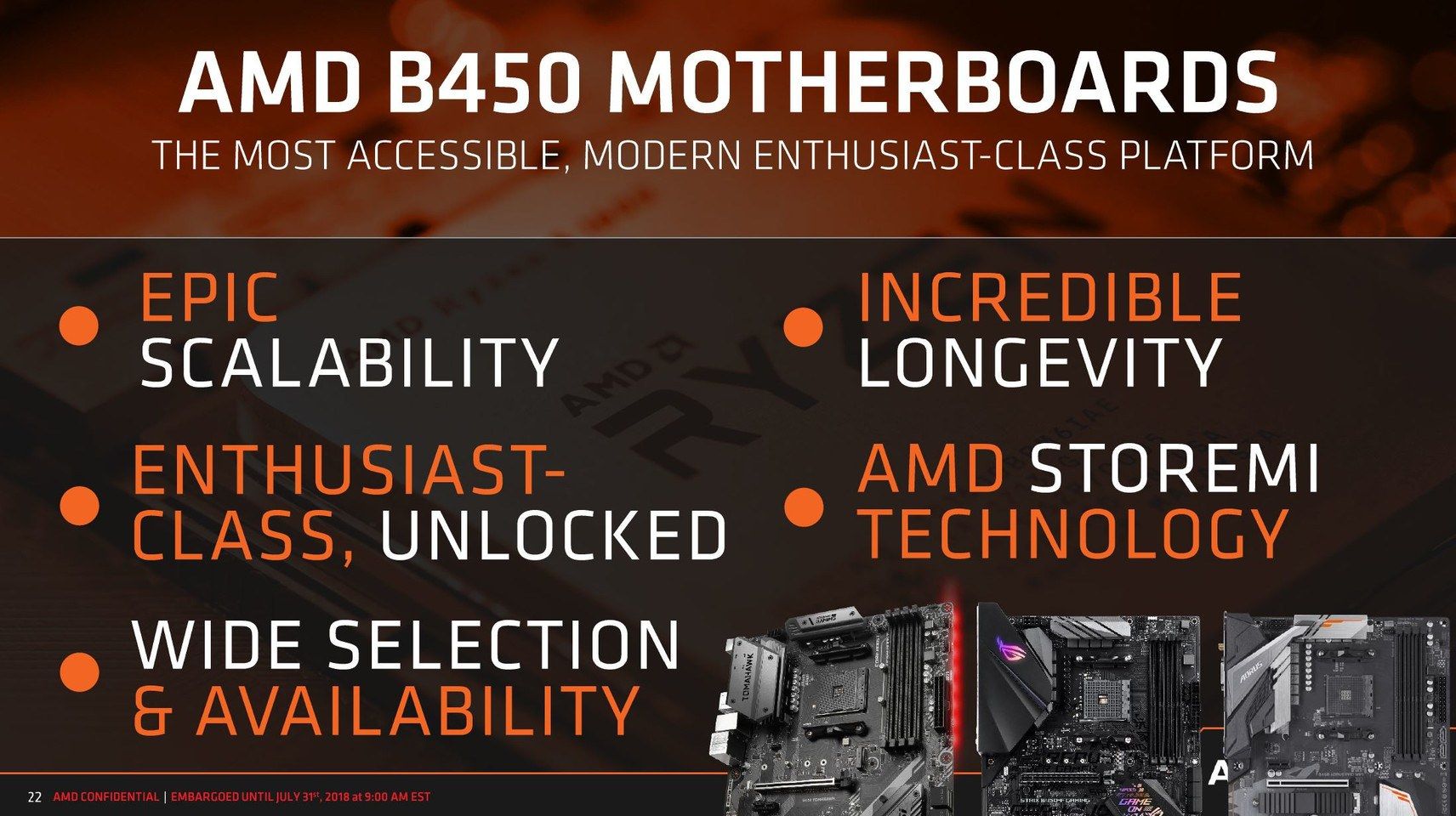 AMD anuncia el chipset B450 compatible con AMD StoreMi