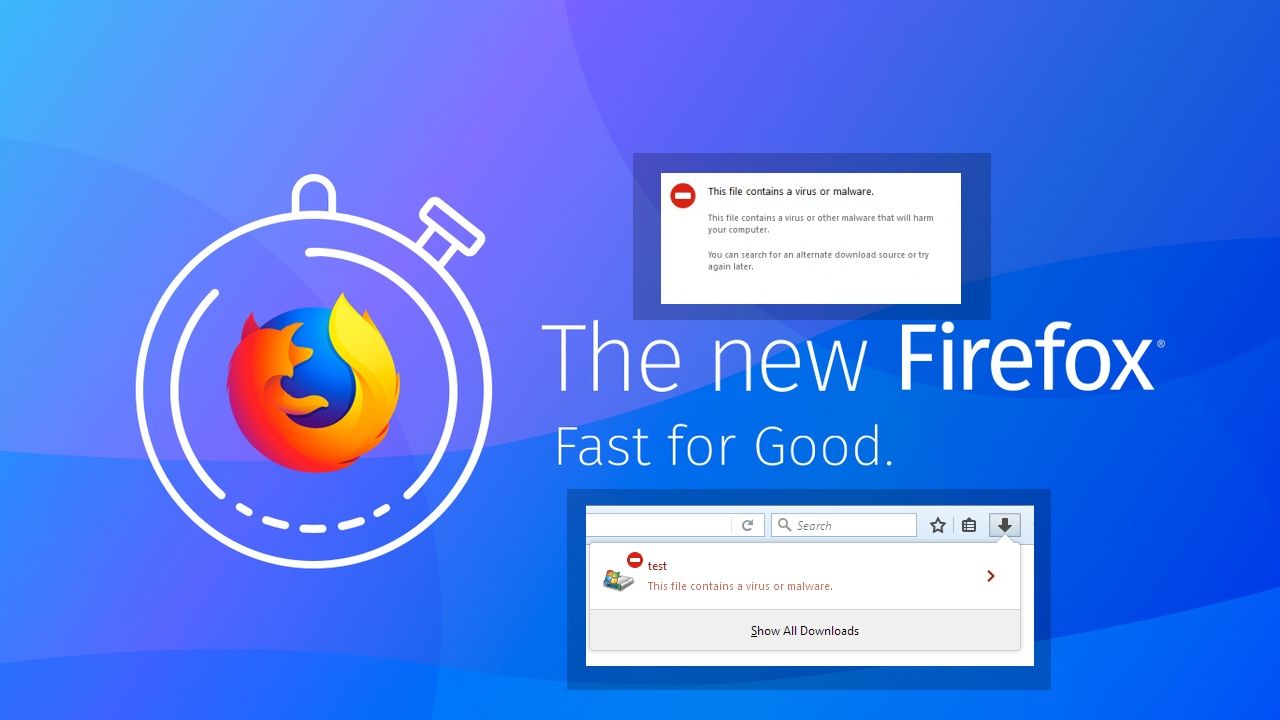 ¿Firefox les miente a los usuarios acerca de los virus en las descargas?