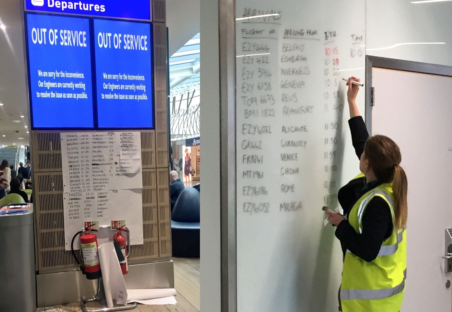 Un ataque de ransomware en el aeropuerto de Bristol afecta a las pantallas de los vuelos
