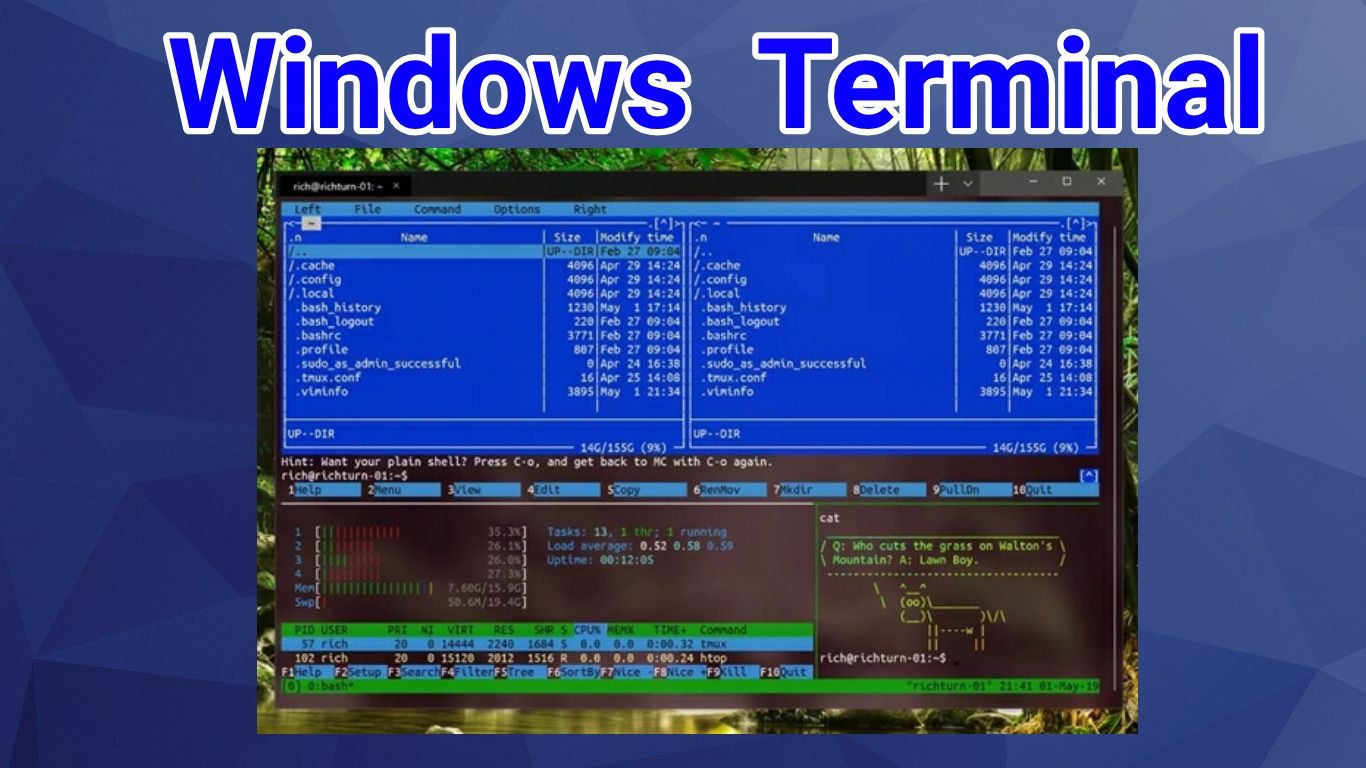 Windows Terminal: Windows 10 fusionará cmd, Powershell y WSL en una única terminal