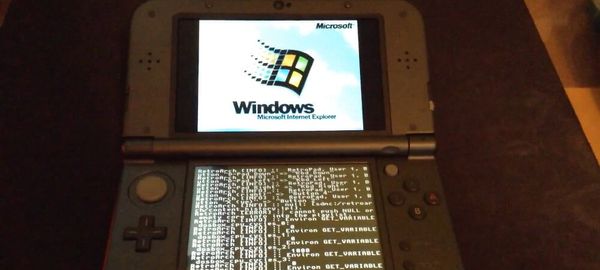 Consiguen ejecutar Windows 95 en una Nintendo 3DS