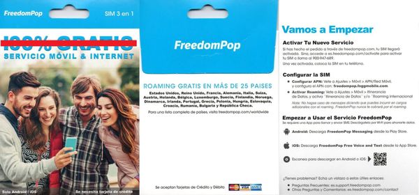 Freedompop elimina el plan gratuito y te obligará a pagar