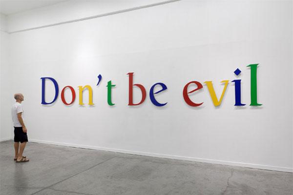 Google elimina la cláusula "Don't Be Evil" de su código de conducta