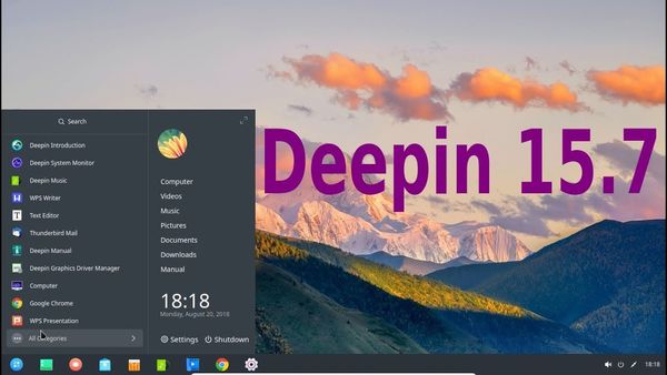 Deepin 15.7 ya es oficial y usa menos memoria que Ubuntu