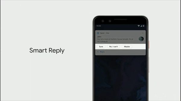Smart Reply en Android Q llega a todas las aplicaciones de mensajería