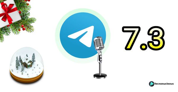 Telegram 7.3: Chats de Voz, Almacenamiento Externo, Navidad y más
