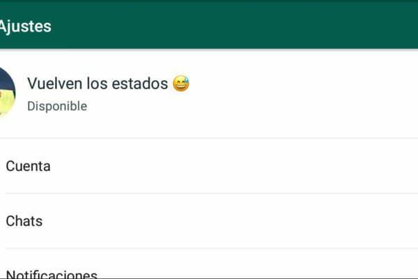 Vuelven los antiguos estados a Whatsapp