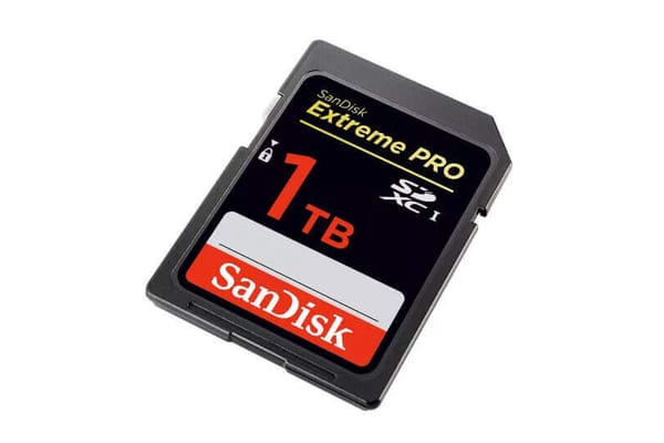SanDisk supera su propio récord y prepara la tarjeta SD de 1 TB