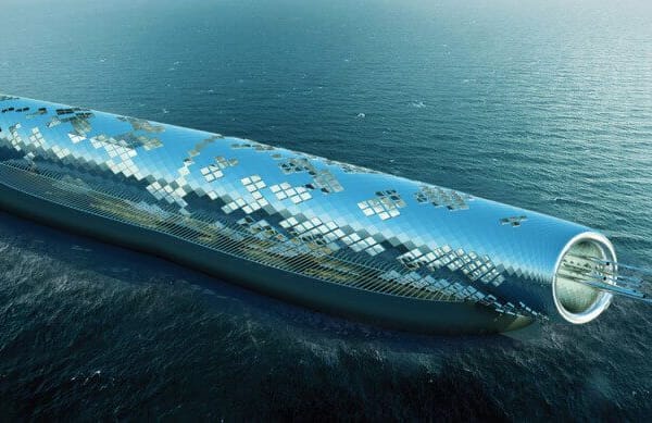 Este enorme tubo futurista se encargará de purificar agua de mar sólo con energía solar