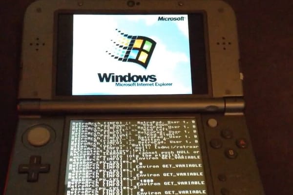 Consiguen ejecutar Windows 95 en una Nintendo 3DS