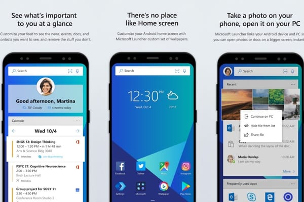 El nuevo launcher de Microsoft para Android le permite conectar su teléfono a su PC