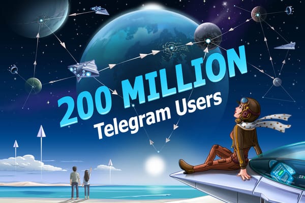 Telegram tiene 200 Millones de usuarios activos mensualmente