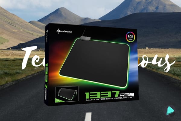 Review alfombrilla Sharkoon 1337 rgb