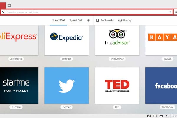 Vivaldi elimina Facebook como un enlace predeterminado en el marcado rápido del navegador