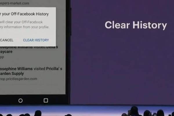 Facebook anuncia una herramienta para"borrar el historial"