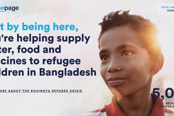 HopePage de Unicef puede que sea el primer buen uso del Browser-Mining